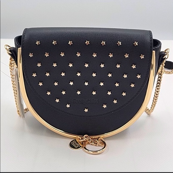 See By Chloe Handbags - See by Chloe Mara Evening Stud Saddle Bag